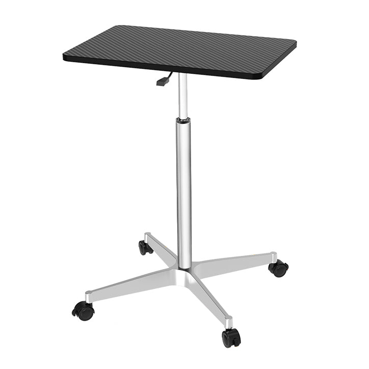 Modern Style Wooden Office Desk Rectangular Adjustable Desk with Caster Wheels