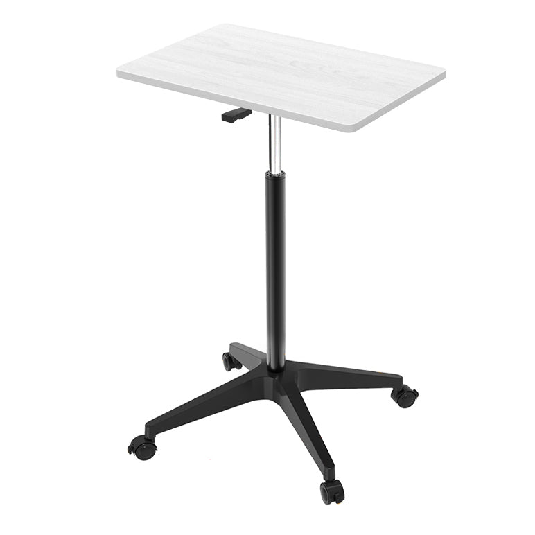 Modern Style Wooden Office Desk Rectangular Adjustable Desk with Caster Wheels