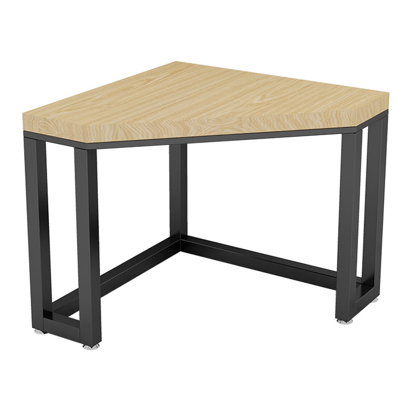 Modern Style Office Desk Solid Wood Home Use Writing Desk with Metal Legs