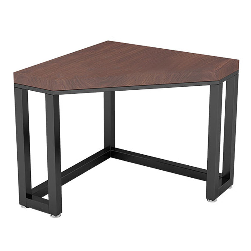 Modern Style Office Desk Solid Wood Home Use Writing Desk with Metal Legs