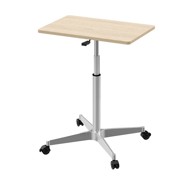 Modern Rectangular Office Desk Height Adjustable Office Desk with Caster Wheels