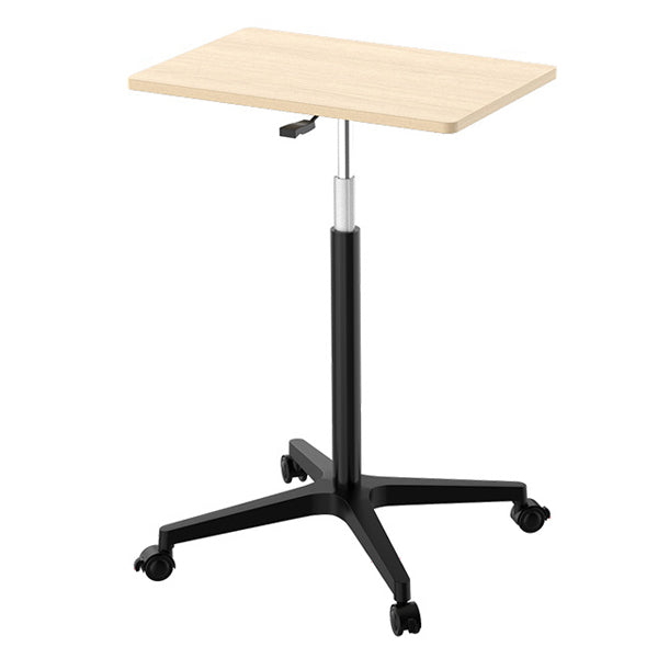 Modern Rectangular Office Desk Height Adjustable Office Desk with Caster Wheels