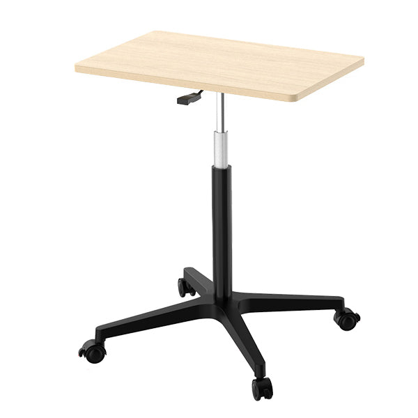 Modern Rectangular Office Desk Height Adjustable Office Desk with Caster Wheels