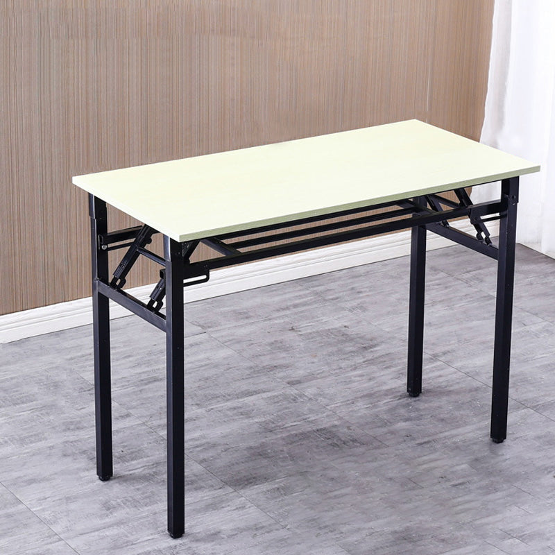 Foldable Writing Desk Contemporary Style Rectangular Dormitory Bedroom Desk