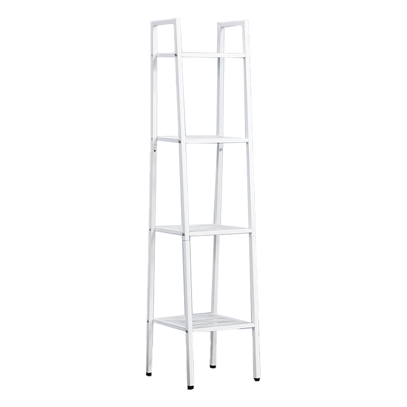 Ladder Bookshelf Metal Contemporary Open Bookcase for Home Office