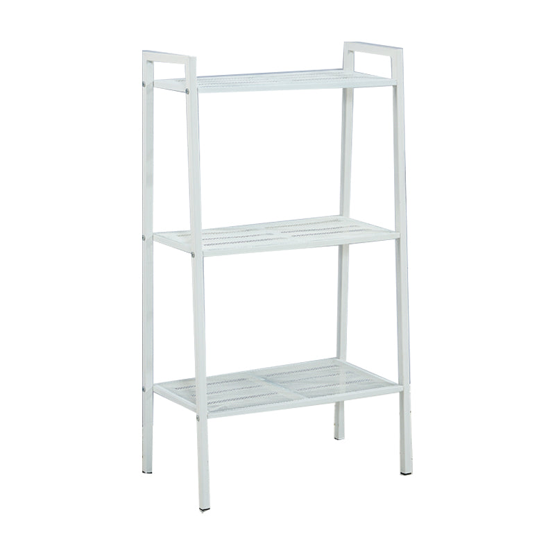 Ladder Bookshelf Metal Contemporary Open Bookcase for Home Office