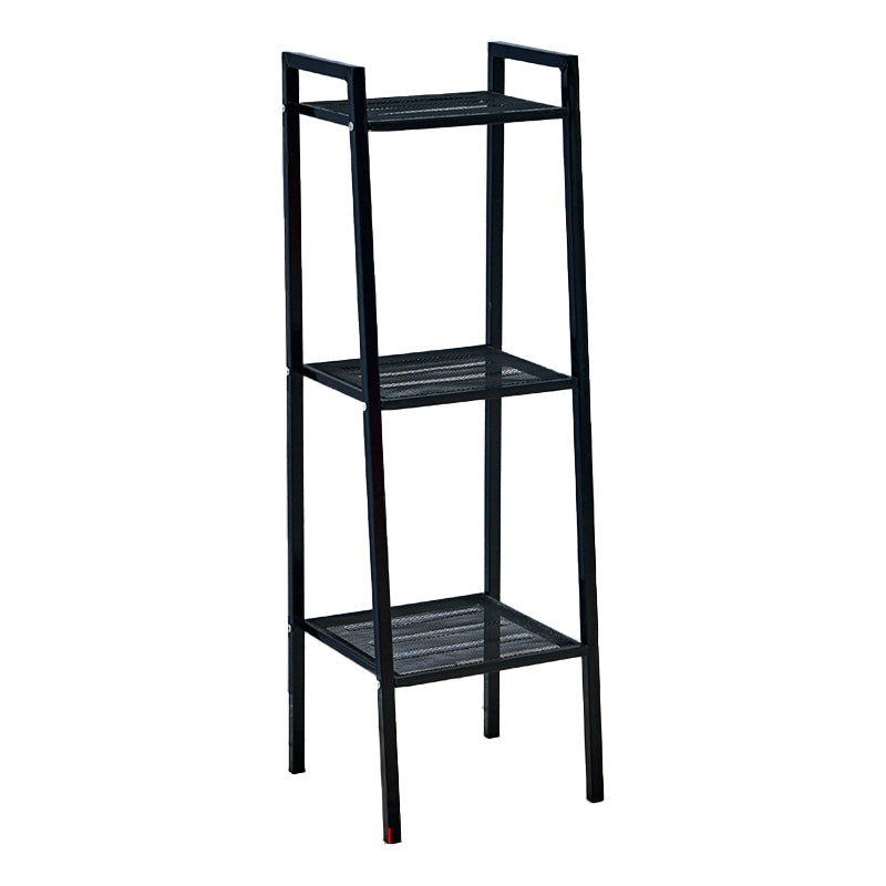 Ladder Bookshelf Metal Contemporary Open Bookcase for Home Office