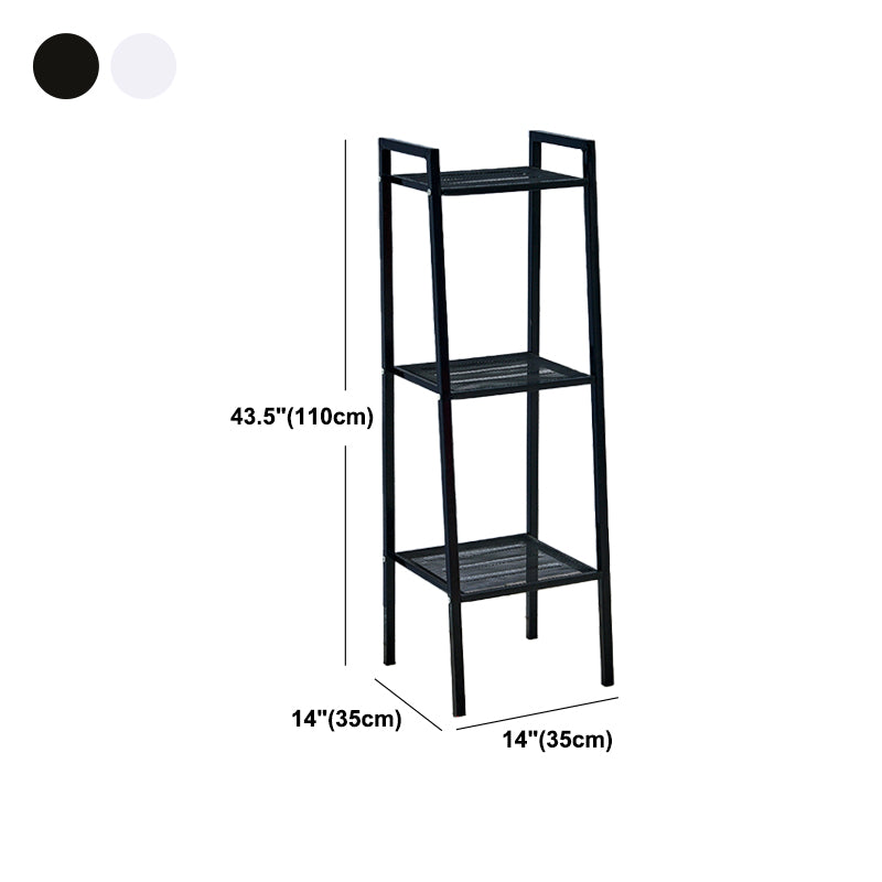 Ladder Bookshelf Metal Contemporary Open Bookcase for Home Office