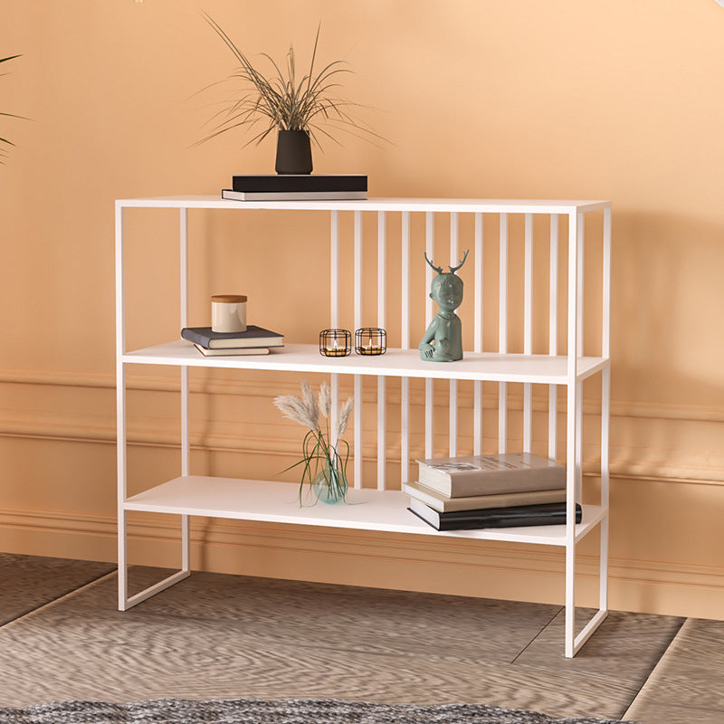 Modern Style Etagere Bookcase Open Back Metal Bookshelf for Home