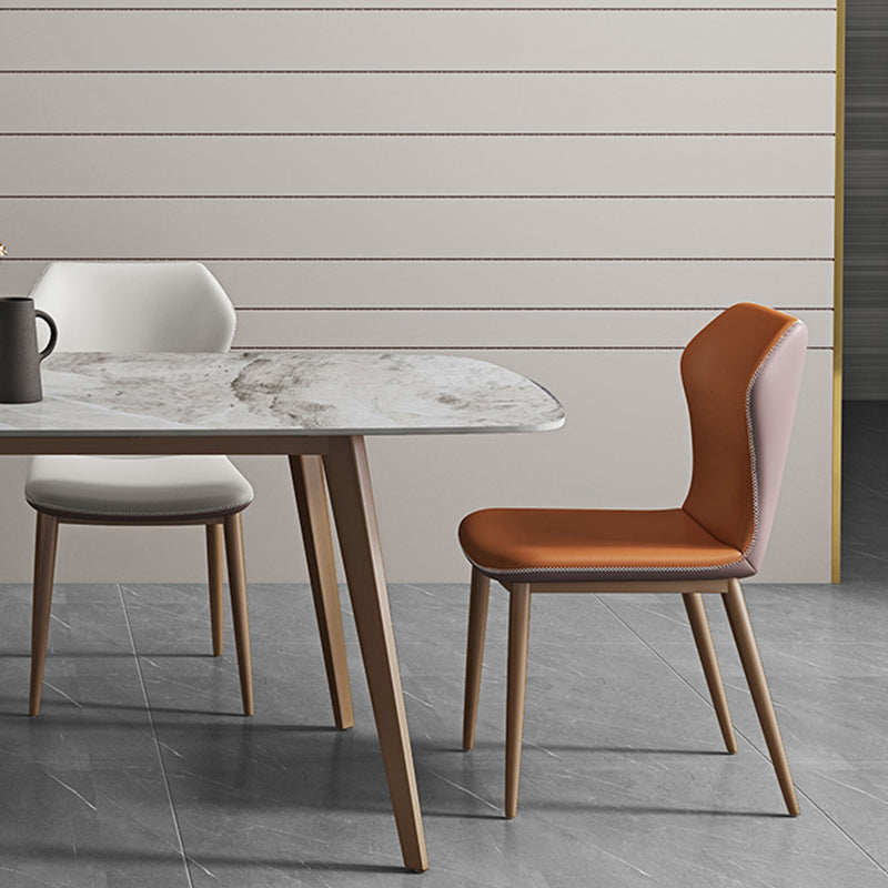 Glam 1/2/5/7 Pieces Dinette Set with Sintered Stone Top Rectangle Dining Table Set