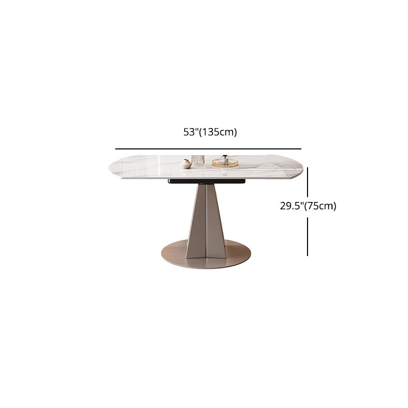 Contemporary 1/2/5/7 Pieces Dining Set Sintered Stone Dining Room Set for Small Space