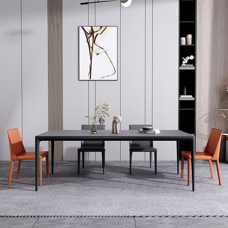 Modern 1/4/5/6/7 Pieces Dinette Set with Grey Sintered Stone Rectangle Dining Table Set