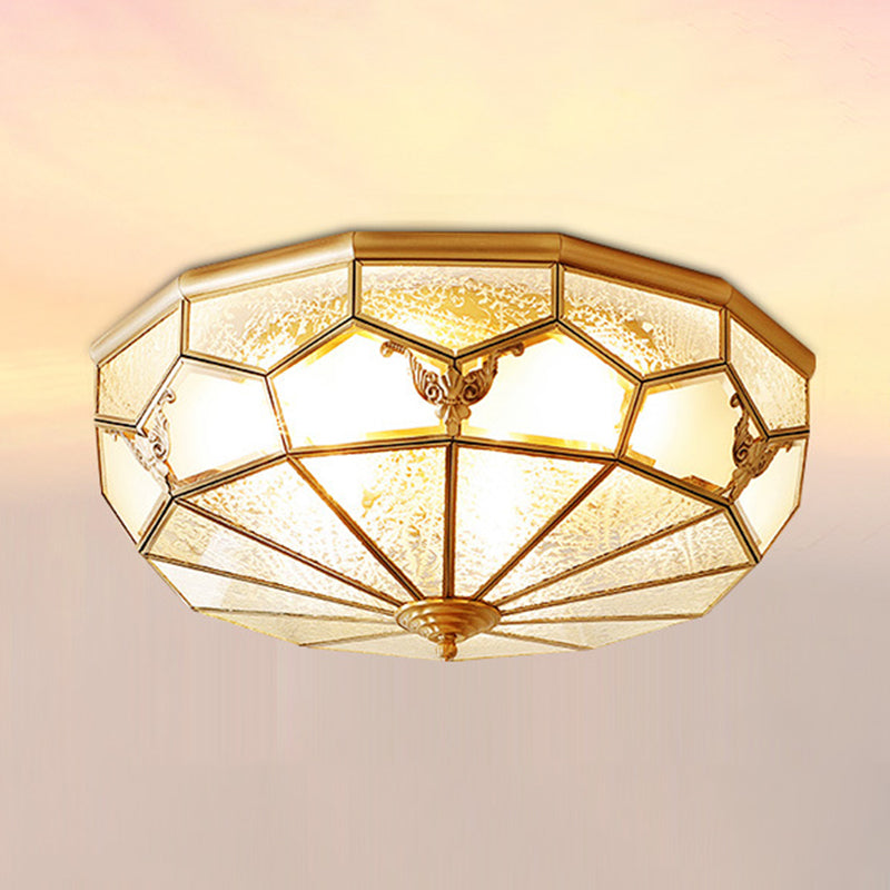 Glass Ceiling Light Fixture Minimalist Style Ceiling Flush Mount