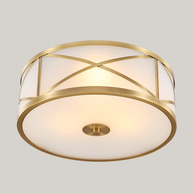 Glass Ceiling Light Fixture Minimalist Style Ceiling Flush Mount