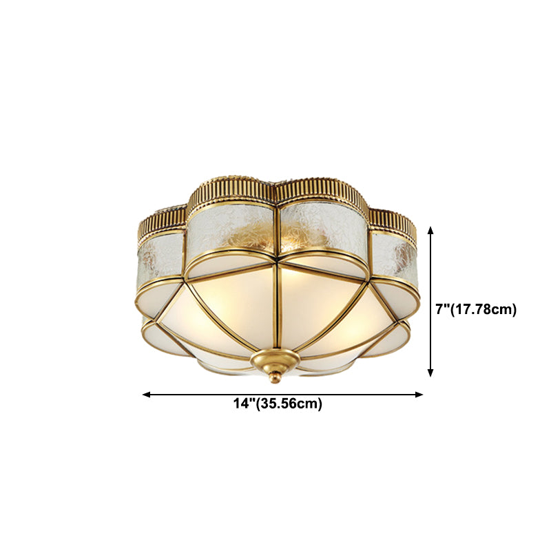 Glass Ceiling Light Fixture Minimalist Style Ceiling Flush Mount