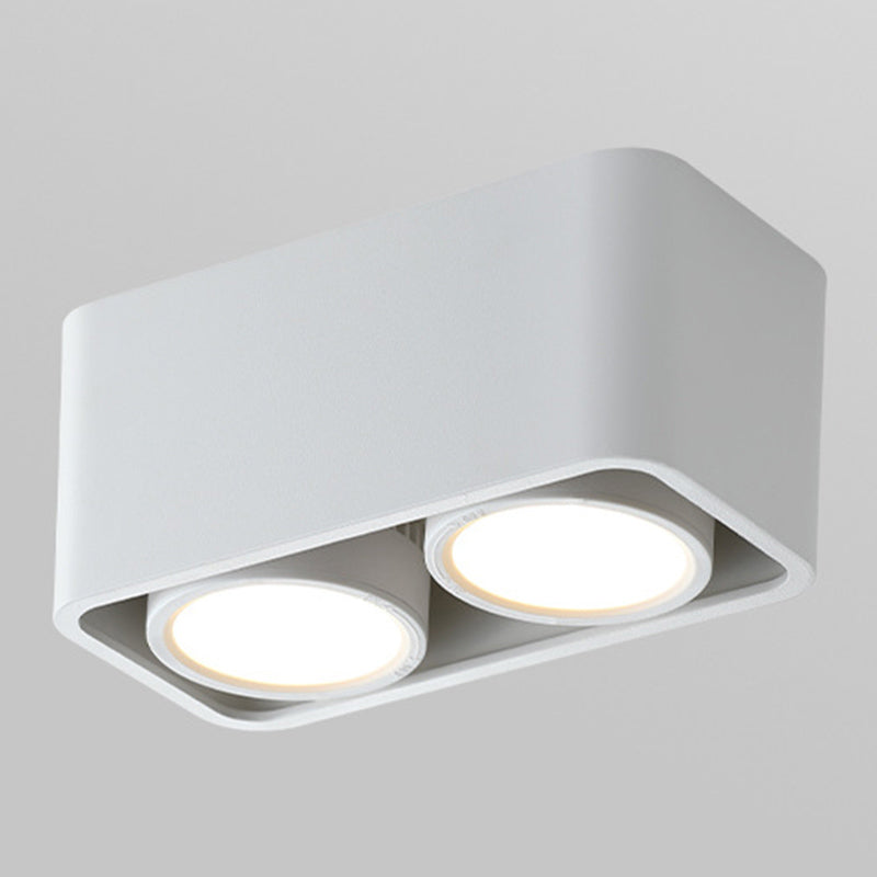 Modern Simple Style Aluminum Ceiling Light Metal Shade Geometry Ceiling Lamp for Bedroom