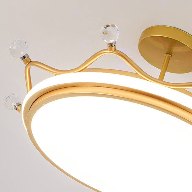 Modern Style LED Ceiling Light Colorful Flush Mount Light Fixture for Bedroom