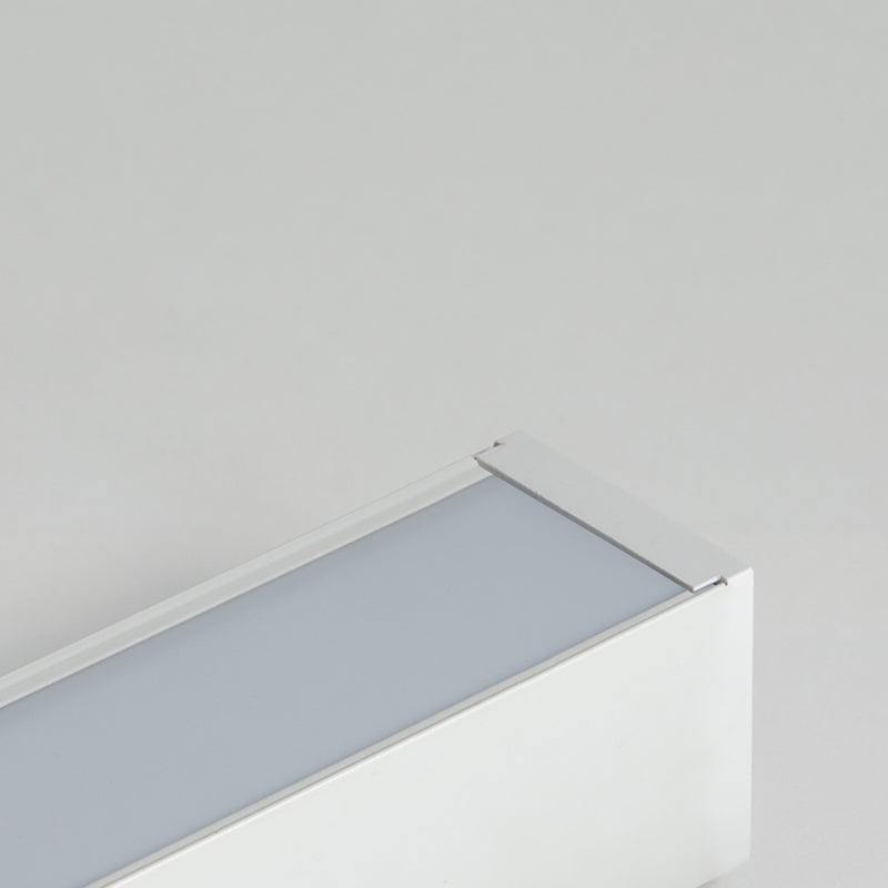 Modern Style Linear Flush Mount Light Metal 1-Light Flush Ceiling Lights