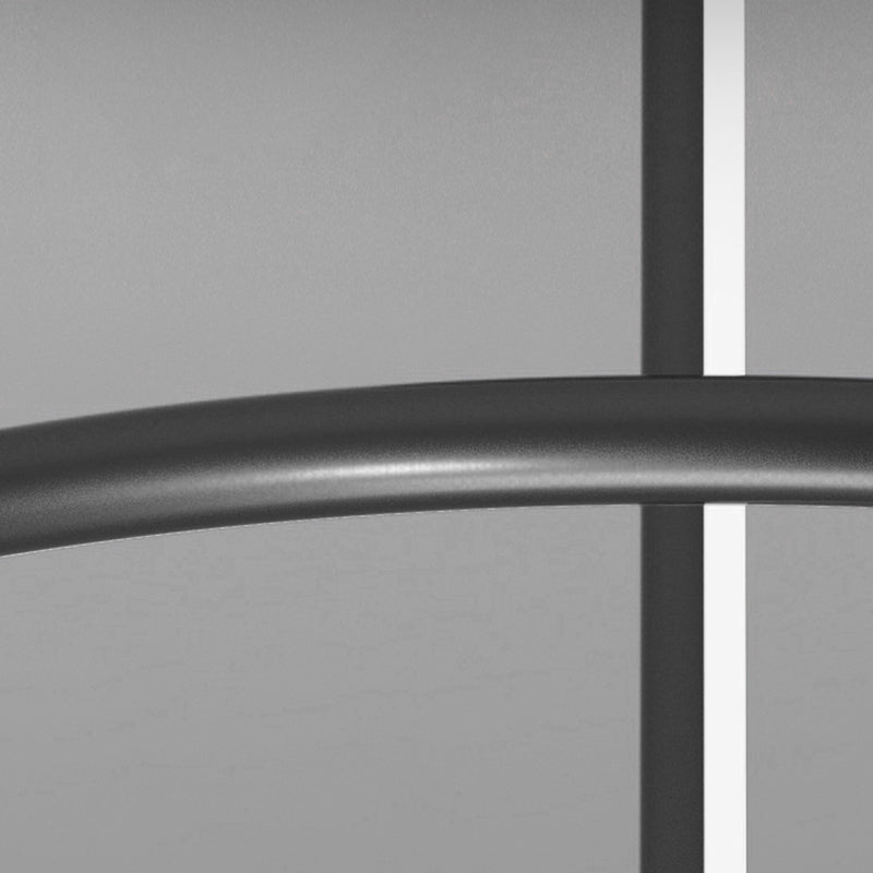 Modern Style Linear Shape Ceiling Fixture Metal 1 Light Flush Ceiling Light Fixture