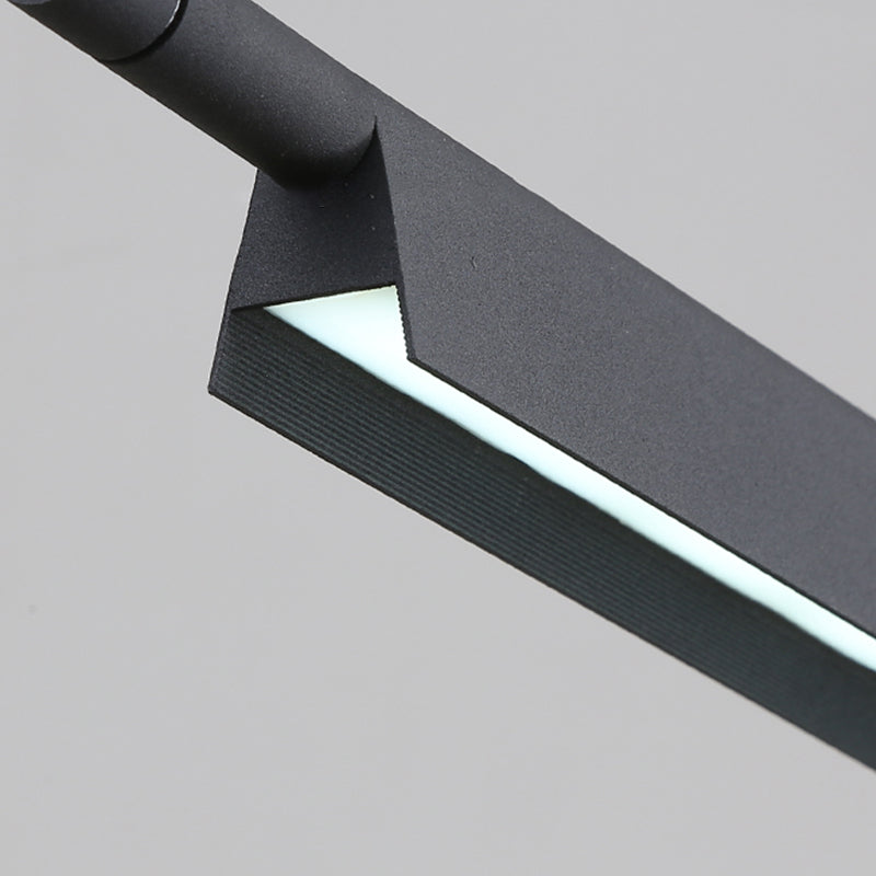 Modern Style Linear Shape Island Light Metal 1 Light Island Lighting