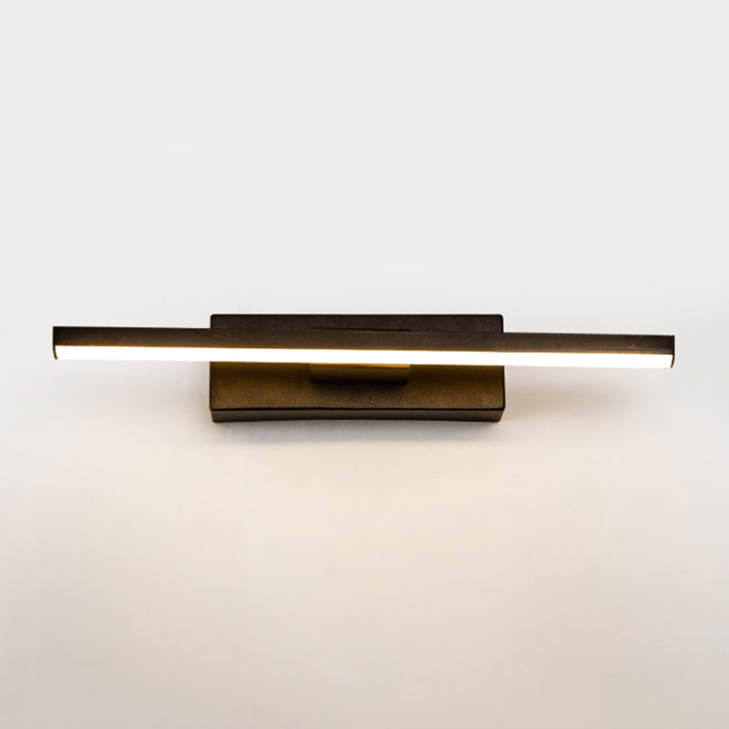 Modern Style Metal Wall Light Strip Rotatable LED Wall Sconce for Bedroom