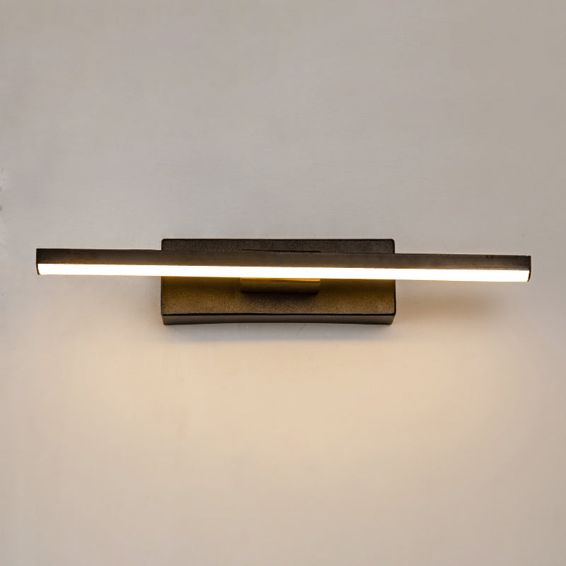 Modern Style Metal Wall Light Strip Rotatable LED Wall Sconce for Bedroom
