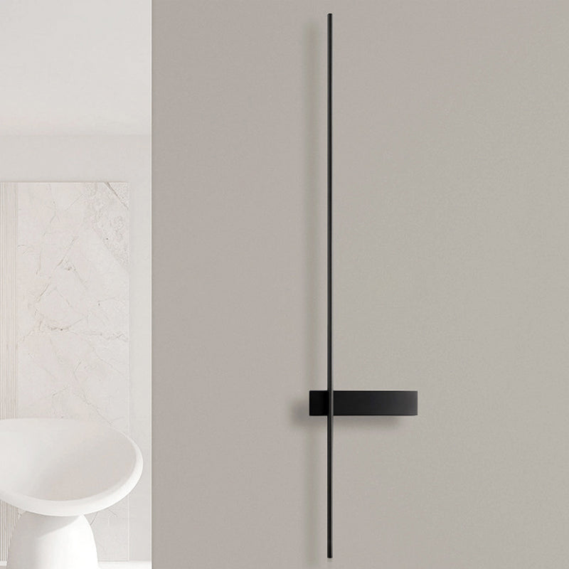 Metal Linear Shade Wall Sconce Modern Style 2 Lights Wall Mounted Light