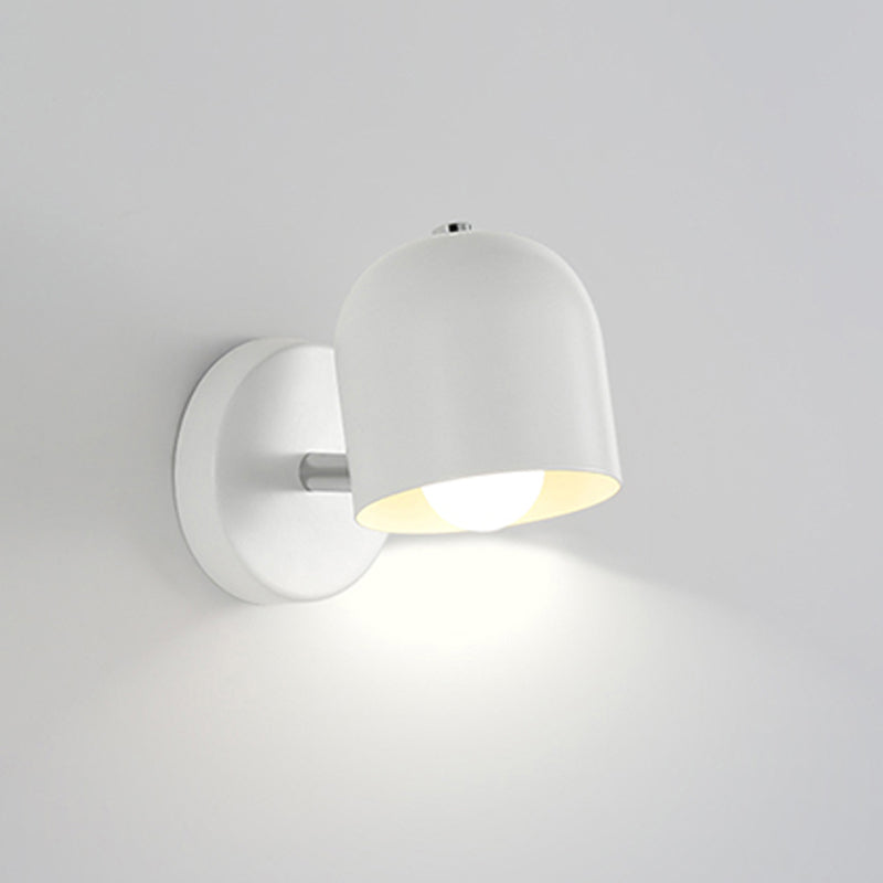 Geometric Metal Wall Sconce Modern Nordic Macaron Single Light Wall Mounted Light