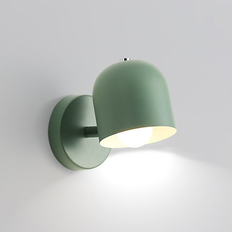 Geometric Metal Wall Sconce Modern Nordic Macaron Single Light Wall Mounted Light