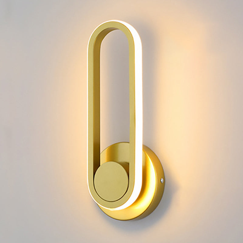 Nordic Style Aluminium Wall Light Geometry Rotatable LED Wall Lamp for Bedroom