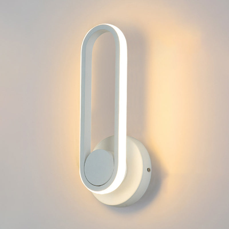 Nordic Style Aluminium Wall Light Geometry Rotatable LED Wall Lamp for Bedroom