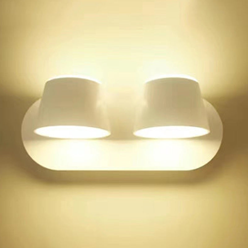 Modern Style Wall Mount Light LED Wall Sconce Light with Plastic for Living Room