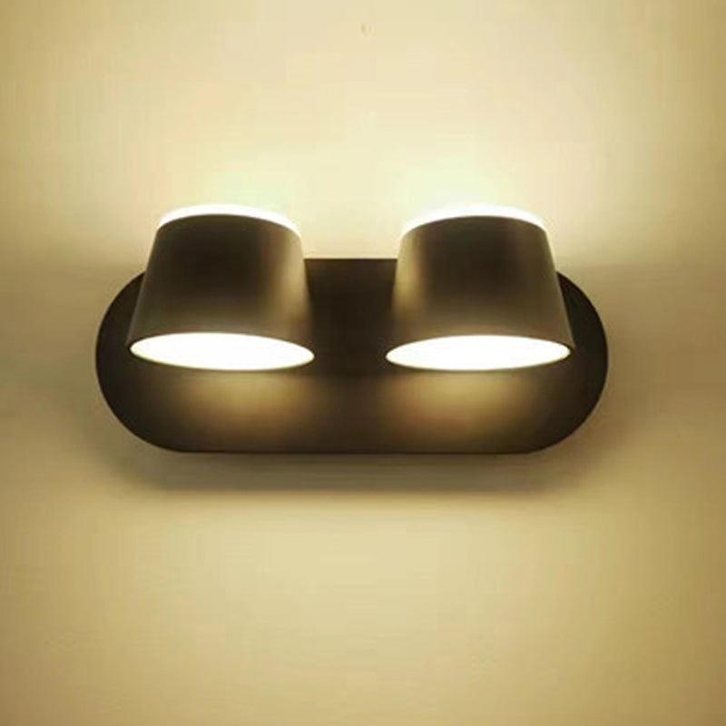 Modern Style Wall Mount Light LED Wall Sconce Light with Plastic for Living Room
