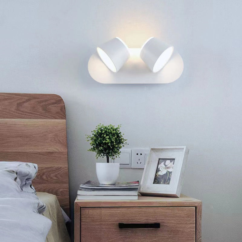 Modern Style Wall Mount Light LED Wall Sconce Light with Plastic for Living Room