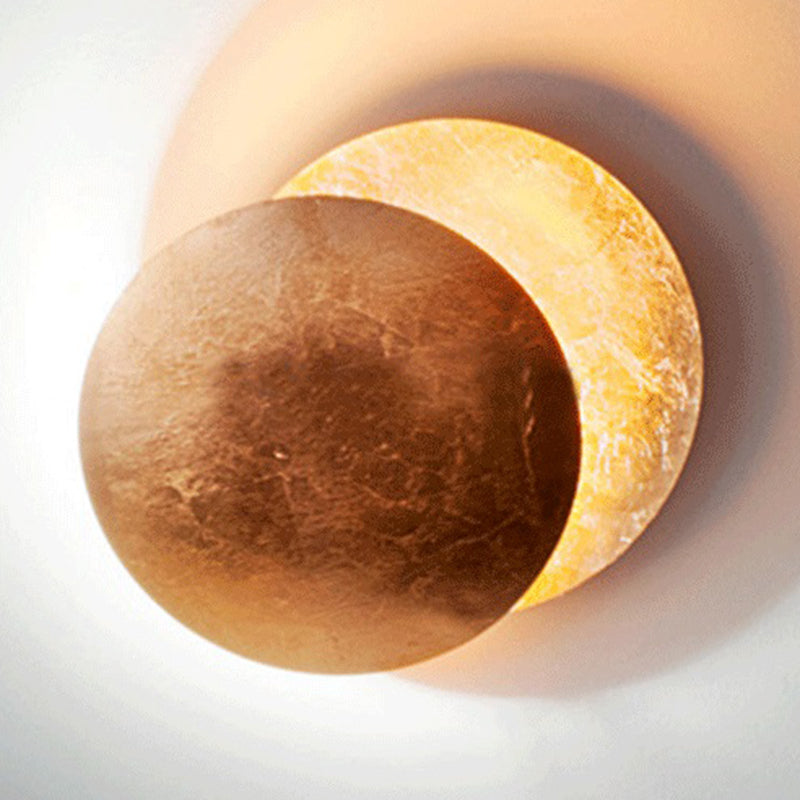 Modern Wall Mount Light 1-Light LED Metal Wall Light with Iron Shade for Bedroom