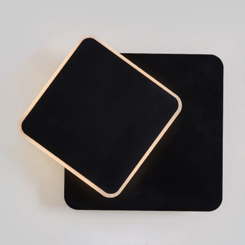 1-Light LED Wall Mount Light Modern Simple Wall Light for Living Room