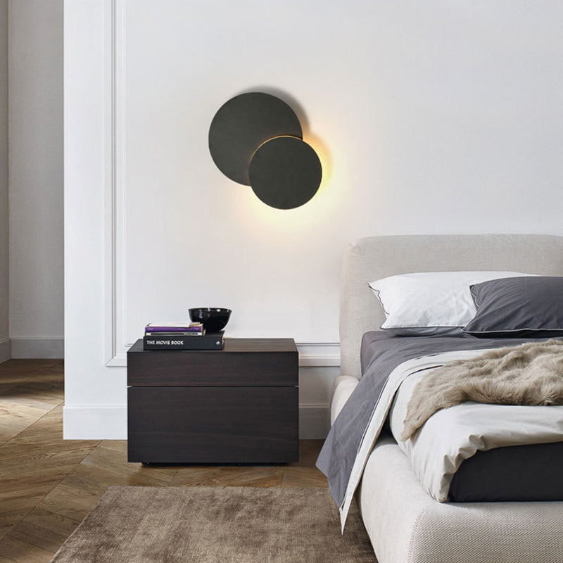 1-Light LED Wall Mount Light Modern Simple Wall Light for Living Room