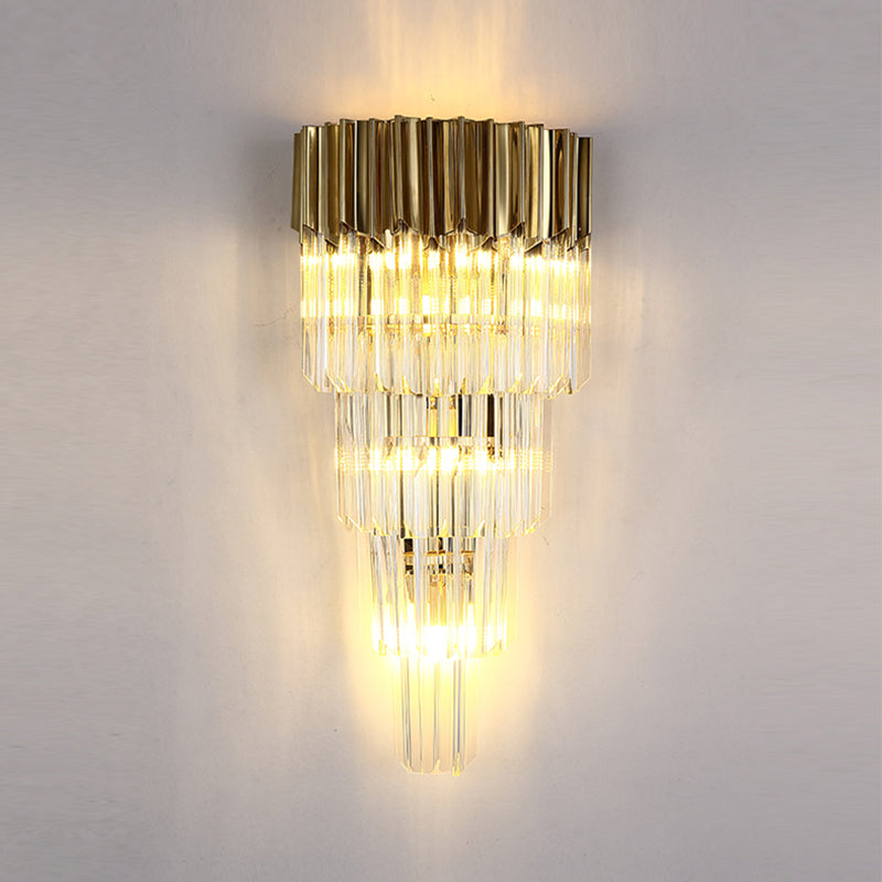 Contemporary Style Wall Light Sconce Creative Crystal Wall Light Fixture for Bedroom