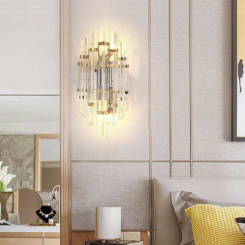 Contemporary Style Wall Light Sconce Creative Crystal Wall Light Fixture for Bedroom