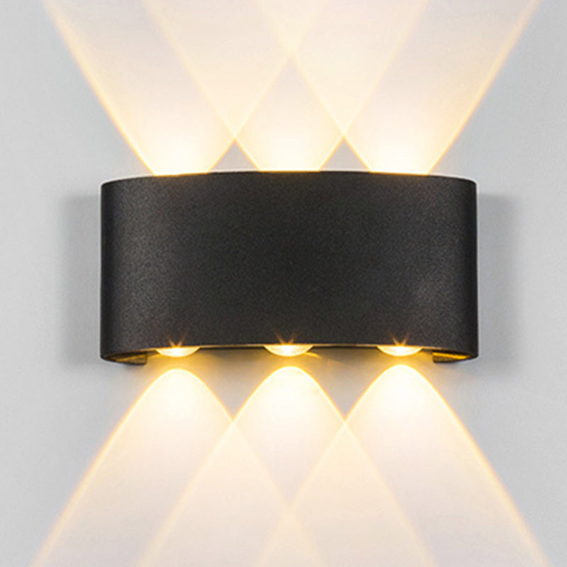 Multi Lights Geometric Wall Washer Sconce Modern Style Metal Wall Lighting Ideas
