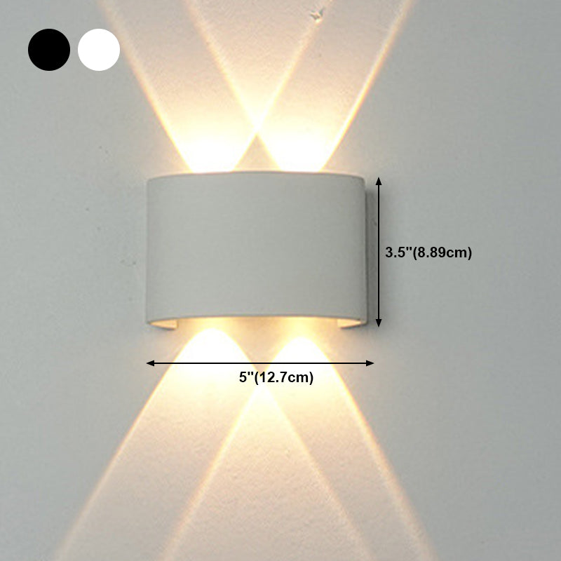 Multi Lights Geometric Wall Washer Sconce Modern Style Metal Wall Lighting Ideas