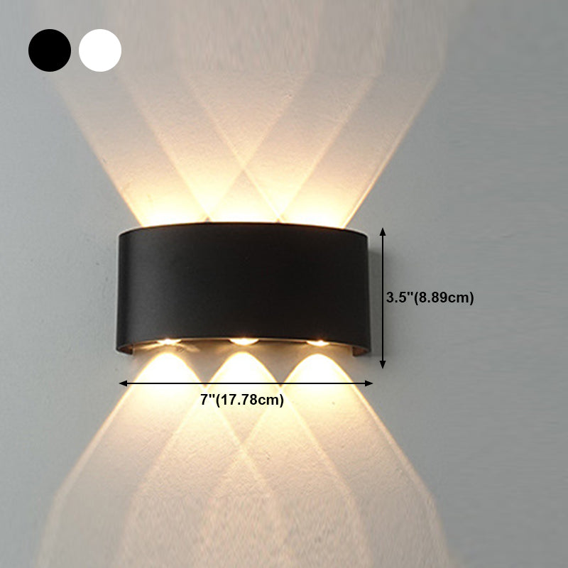 Multi Lights Geometric Wall Washer Sconce Modern Style Metal Wall Lighting Ideas
