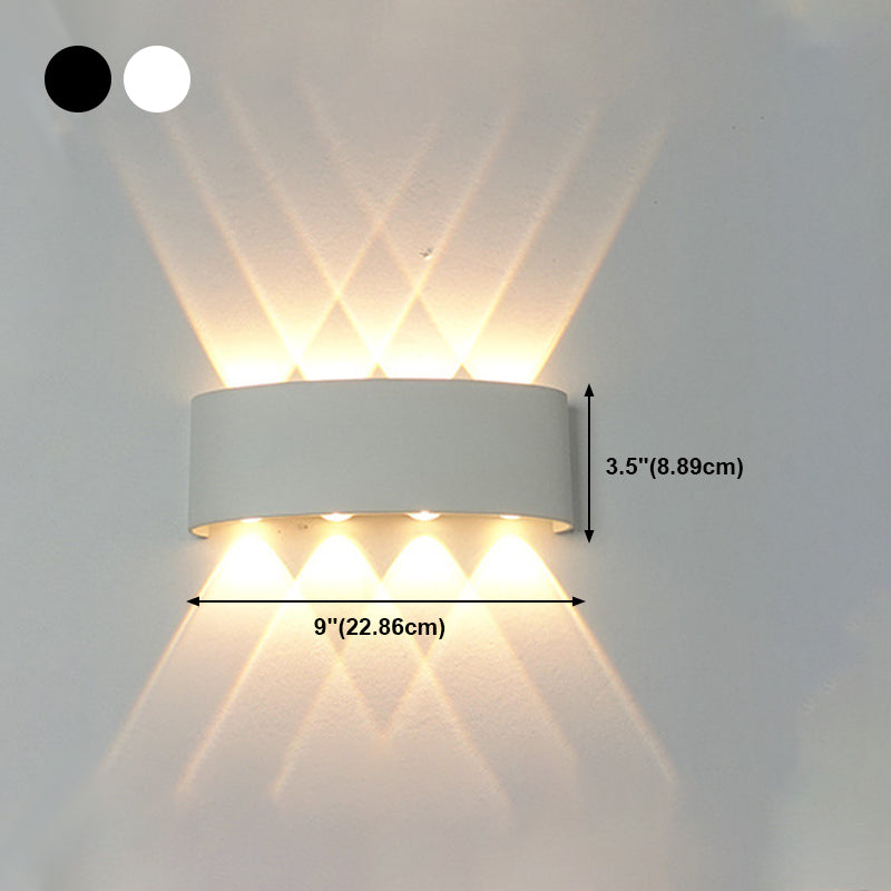 Multi Lights Geometric Wall Washer Sconce Modern Style Metal Wall Lighting Ideas