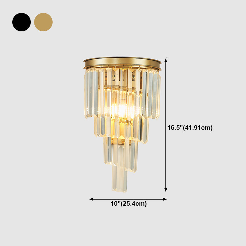 Modern Wall Light Sconce Creative Crystal shade Wall Light Fixture for Bedroom