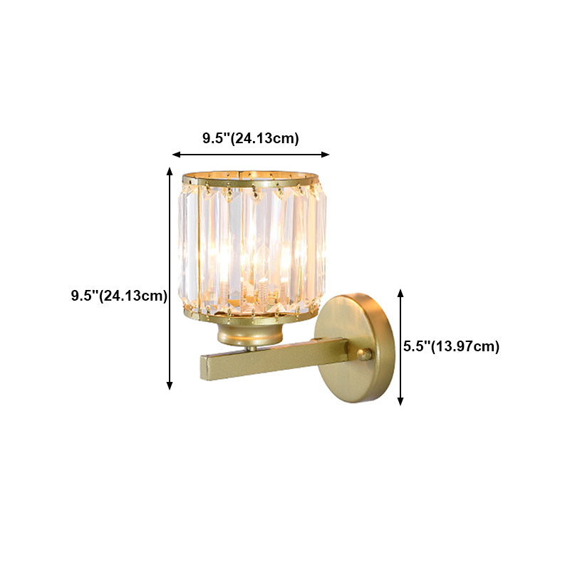 Modern Wall Light Sconce Creative Crystal shade Wall Light Fixture for Bedroom