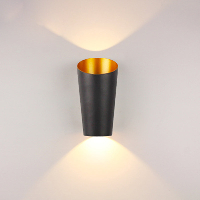 2 Lights Curved Wall Washer Sconce Modern Style Metal Wall Lighting Ideas