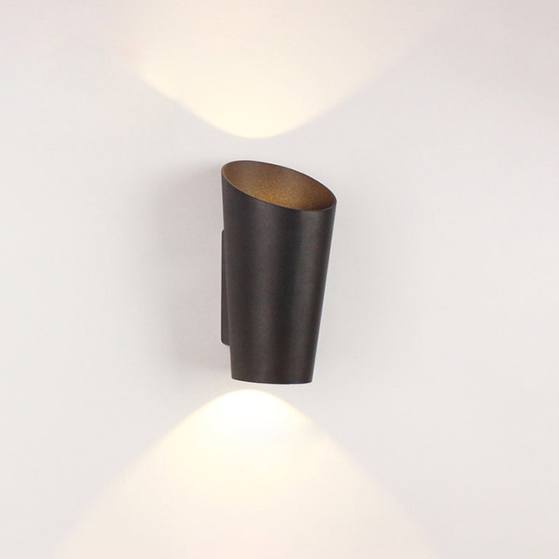 2 Lights Curved Wall Washer Sconce Modern Style Metal Wall Lighting Ideas