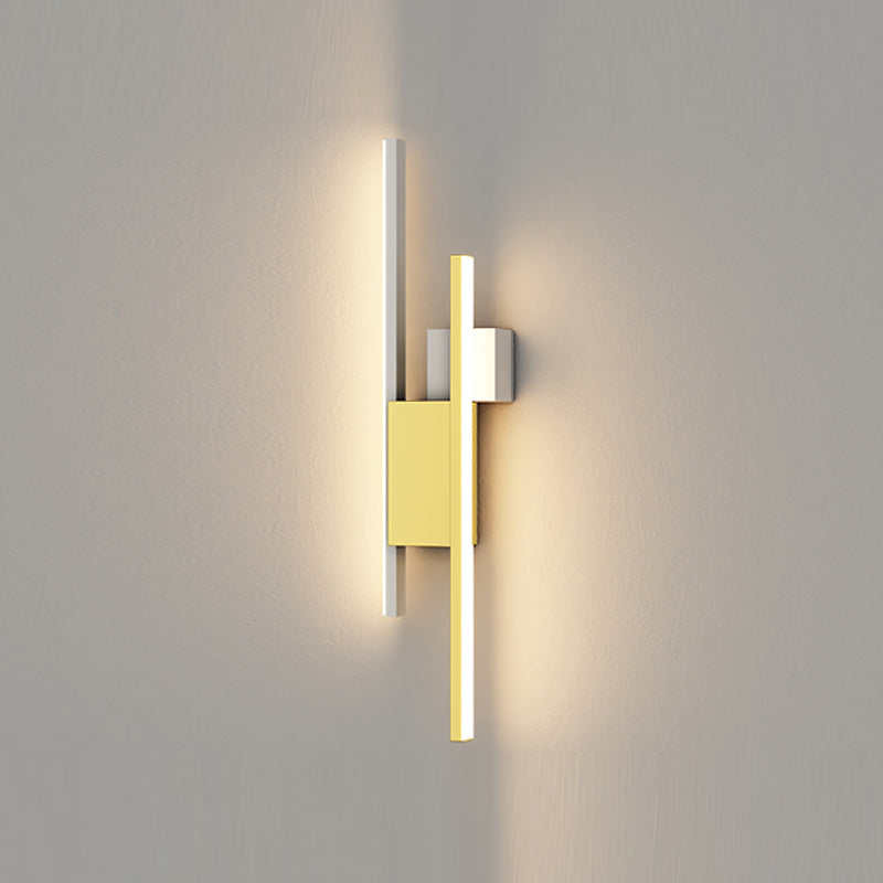 Metal Geometric Shape Wall Light Modern Style Multi Lights Wall Mounted Light Fixture