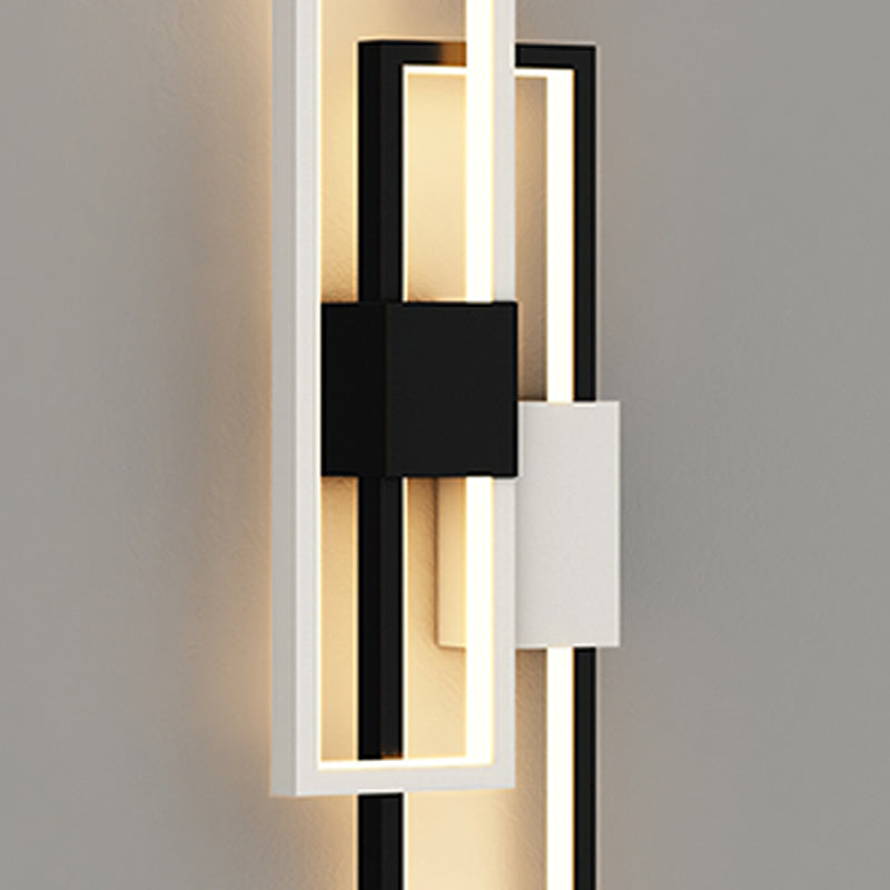 Metal Geometric Shape Wall Light Modern Style Multi Lights Wall Mounted Light Fixture