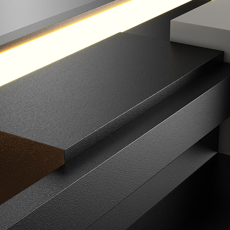 Metal Geometric Shape Wall Light Modern Style Multi Lights Wall Mounted Light Fixture